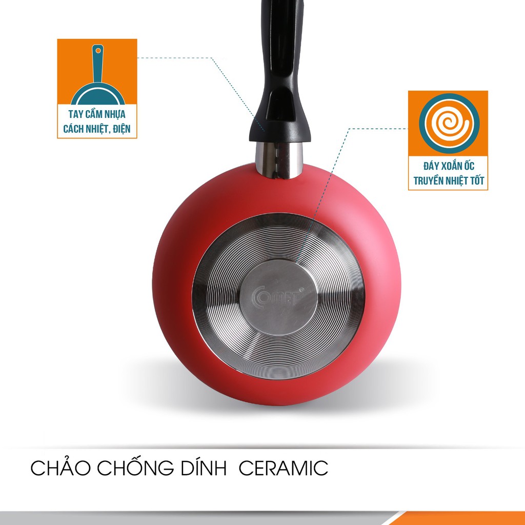 Chảo chống dính Ceramic Comet CH10-18