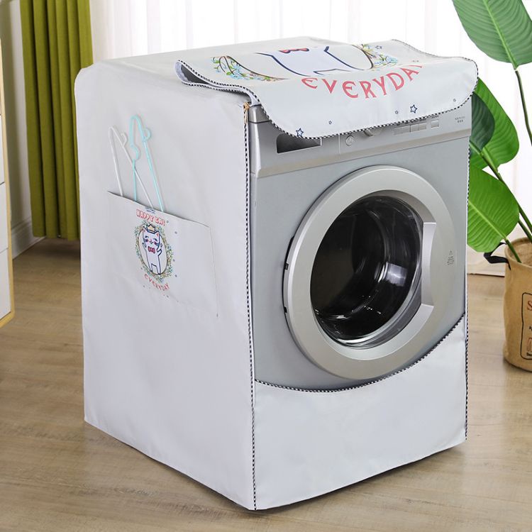 Bọc trùm máy giặt cửa ngang vải bạt 6kg đến 11kg chống nước loại dày Dotina BTN05