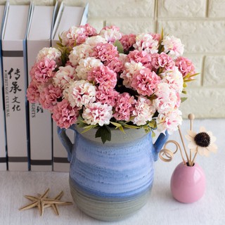 Chùm Hoa Cẩm Tú Cầu Hoàng Gia 32cm thanh nhã, trang trọng - Hoa lụa cao cấp trang trí đẹp