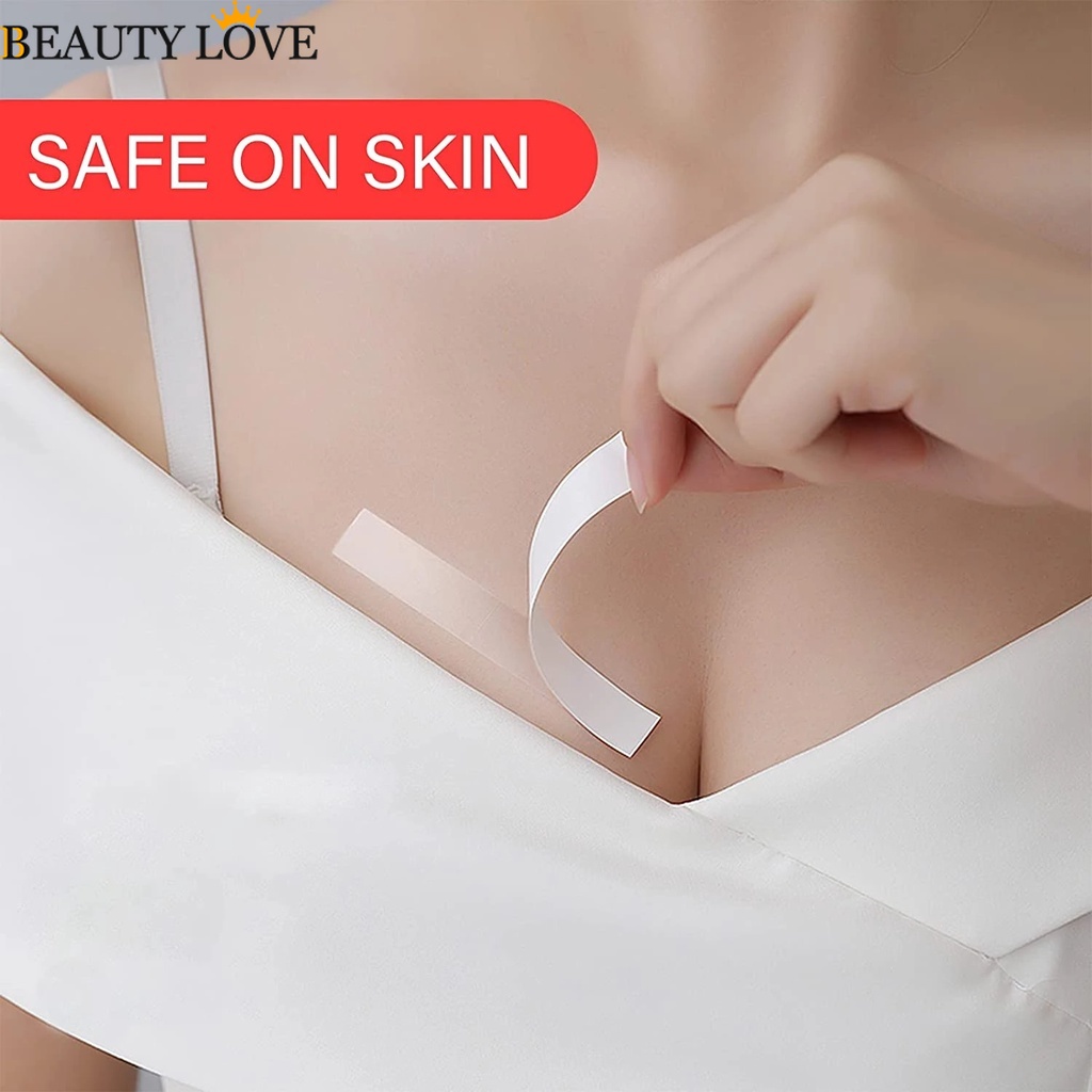 Bộ 36 Miếng Dán Cố Định Quần Áo Lót Trong Suốt Chống Chói / Chống Thấm Nước Hai Mặt Không Đường May