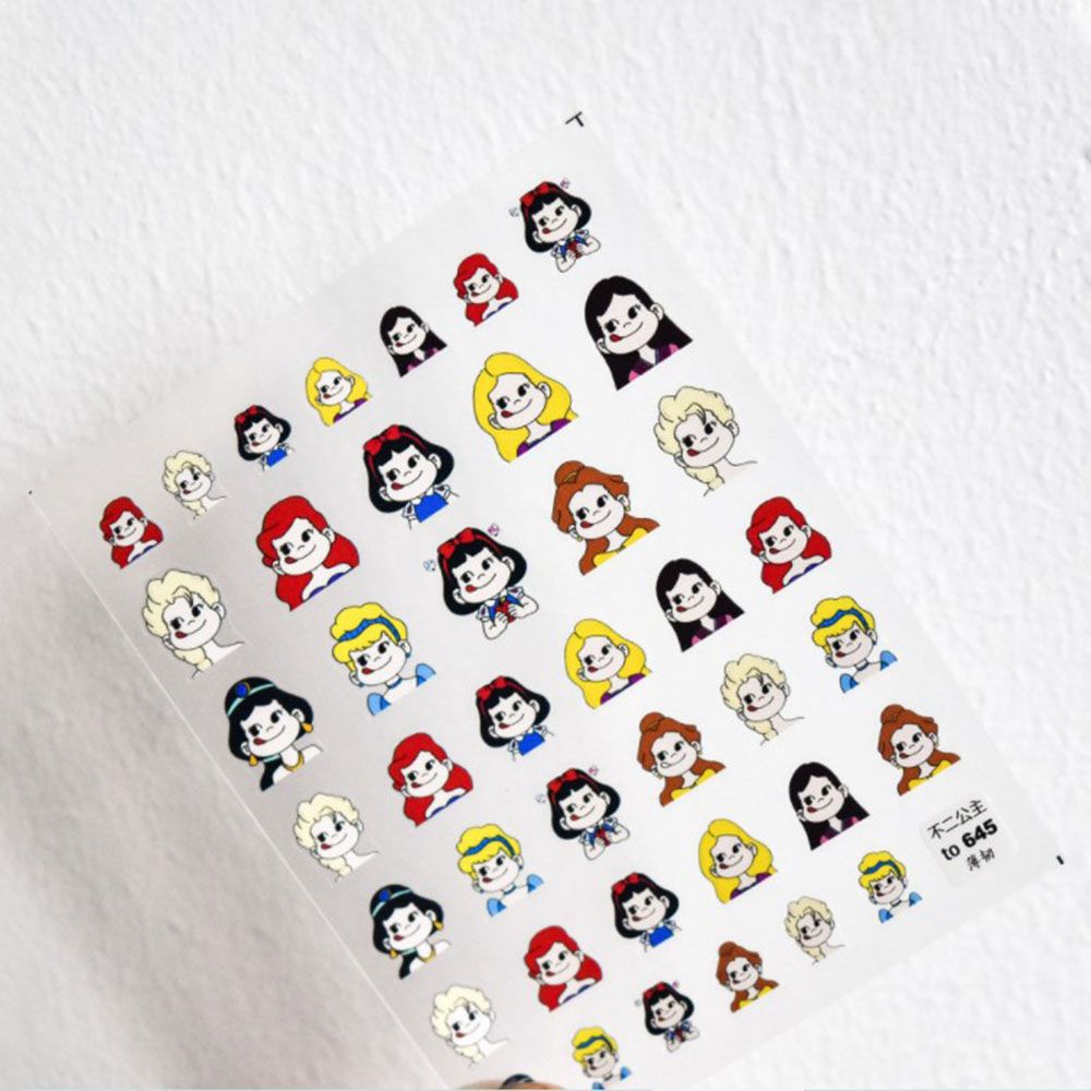 Nhãn Dán Trang Trí Móng Tay Siêu Mỏng Họa Tiết Dâu Tây Hoạt Hình 5D Diy