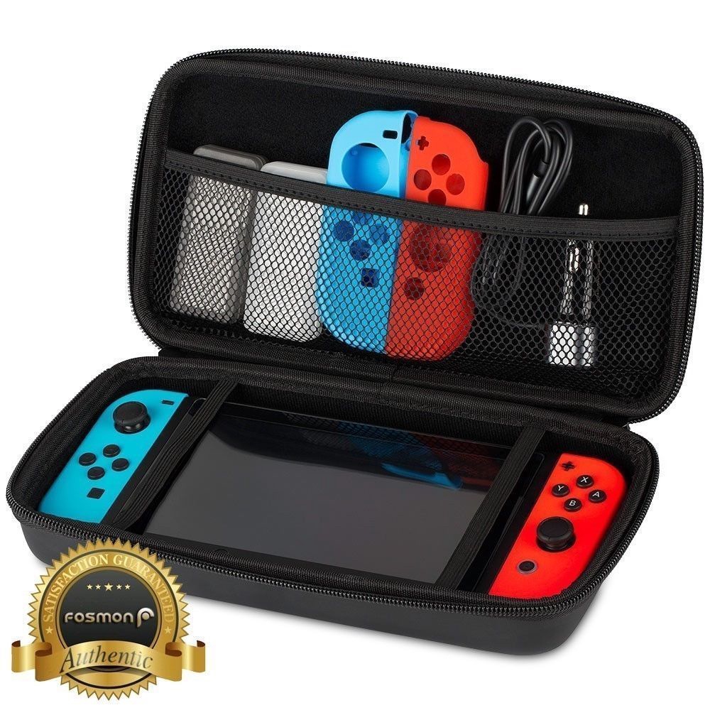 Hộp Cứng Màu Hồng Bảo Vệ Tay Cầm Chơi Game Nintendo Switch
