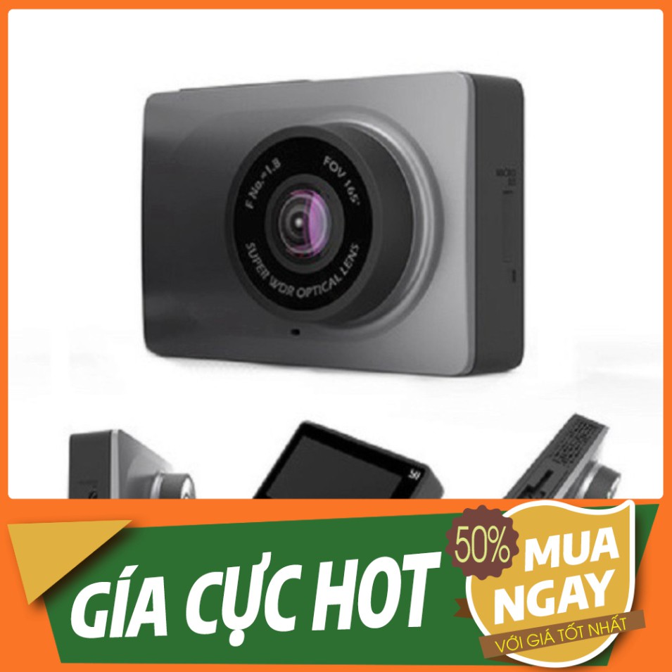 GIÁ CỰC HÓT  Camera hành trình Xiaomi Yi car DVR 1296p Yi Dash GIÁ CỰC HÓT