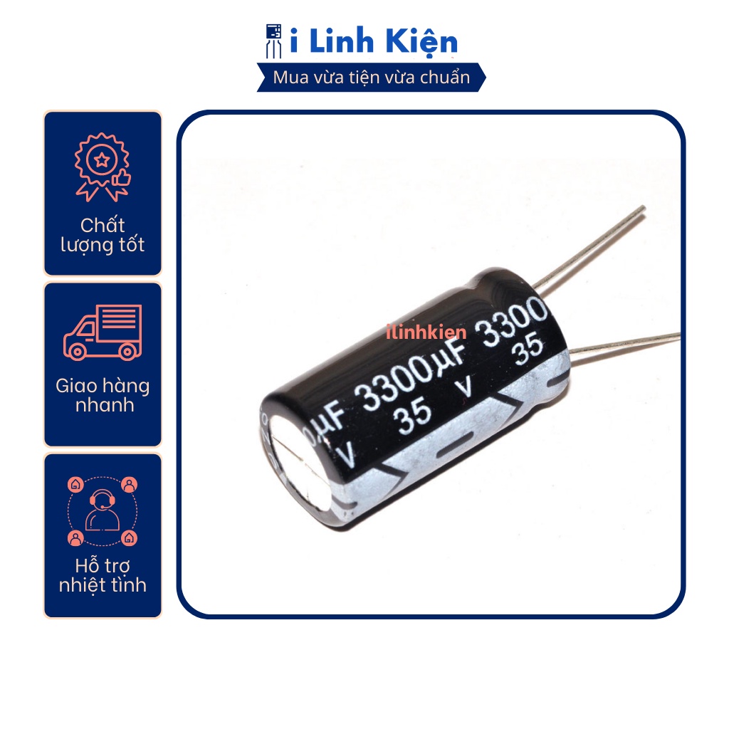 Tụ hóa 35V 22uF-680uF