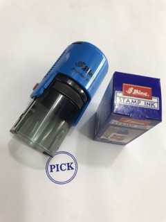 Combo Dấu R524 (24mm)+ mực xanh/đỏ 10ml