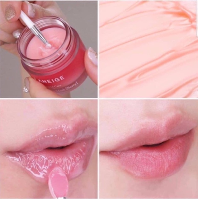 😍😍😍 Ủ MÔI LANEIGE - BÙA YÊU CHO LÀN MÔI CỦA BẠN FUll size 20g ( thủy tinh) /2xx