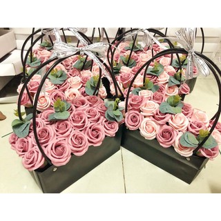 GIỎ HOA SÁP SIÊU XINH 28-30 BÔNG