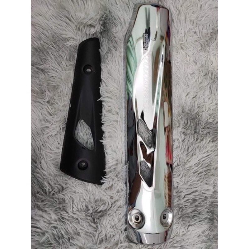 Ốp Che Pô EXCITER 2010/ Ex Củ Chính Hãng