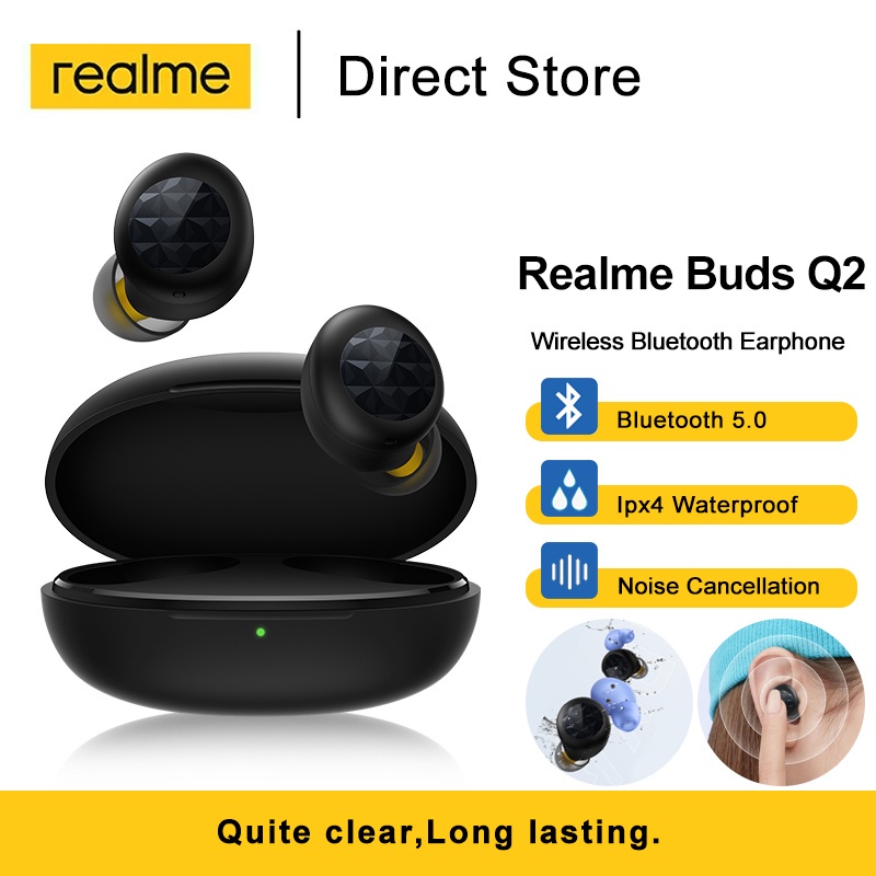 Tai Nghe Bluetooth Không Dây Chống Nước Ipx4 Realme Buds Q2 Tws