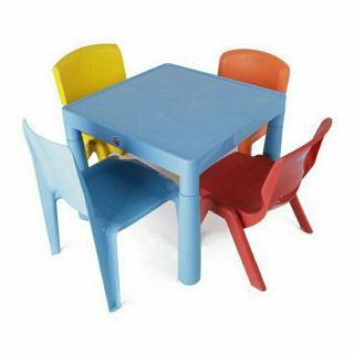 Bộ bàn ghế cho bé từ 2 đến 8 tuổi 1 bàn 4 ghế