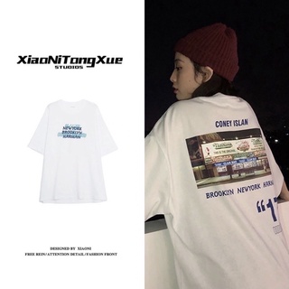 [ODER TAOBAO] ÁO THUN COTTON - ÁO PHÔNG HÌNH UZZLANG