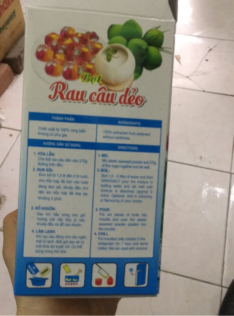 Bột rau câu dẻo 10g