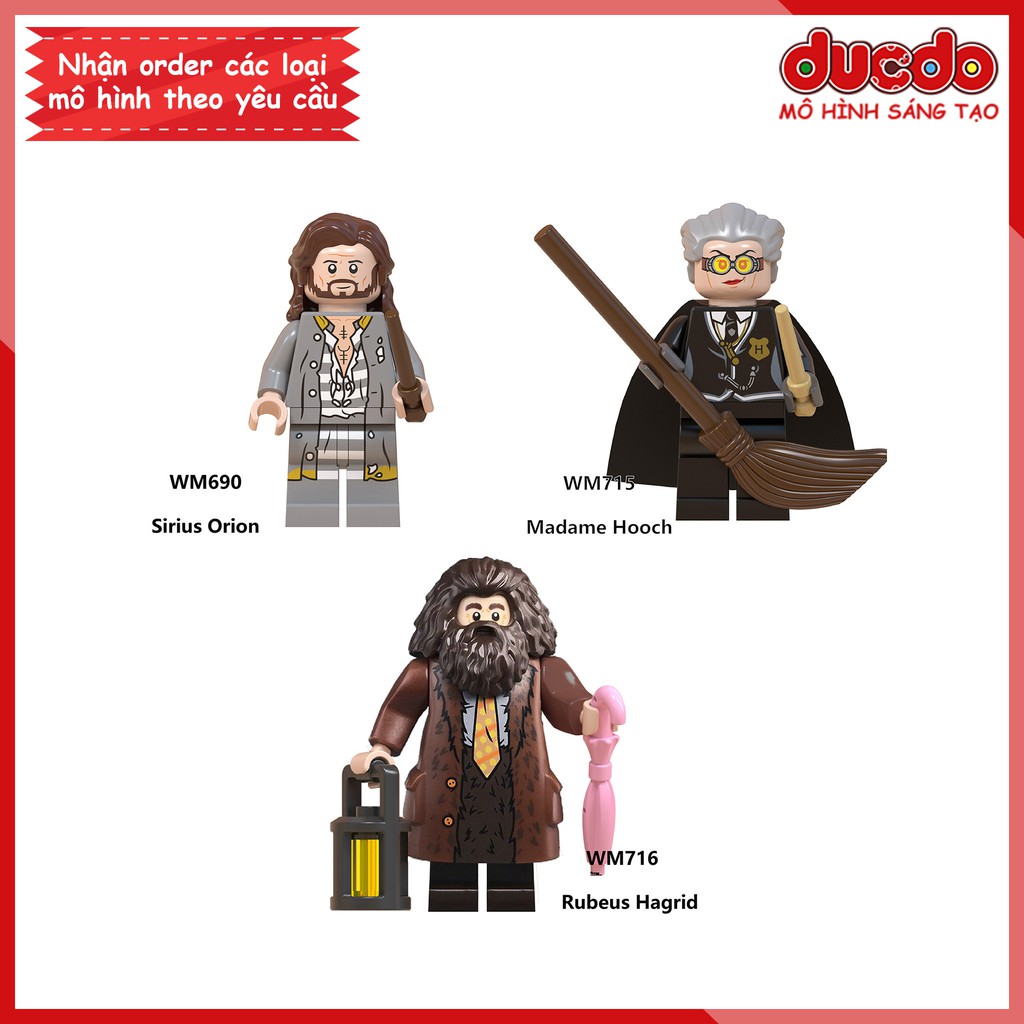 Minifigures các nhân vật trong Harry Potter - Đồ chơi Lắp ghép Xếp hình Mini Mô hình WM WM6059