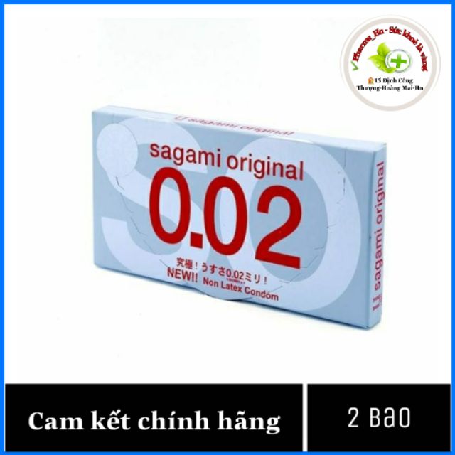 Bao cao su Sagami Original 0.02 CHÍNH HÃNG - Siêu mỏng