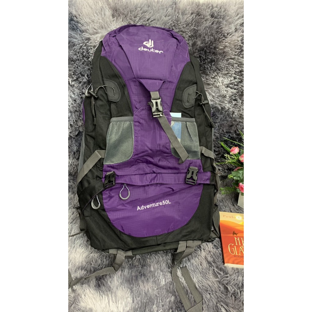 Giá sập sàn, siêu ưu đãi  - Balo Phượt thời trang Deuter Adventure 50L, chống nước cực tốt, siêu chắc chắn