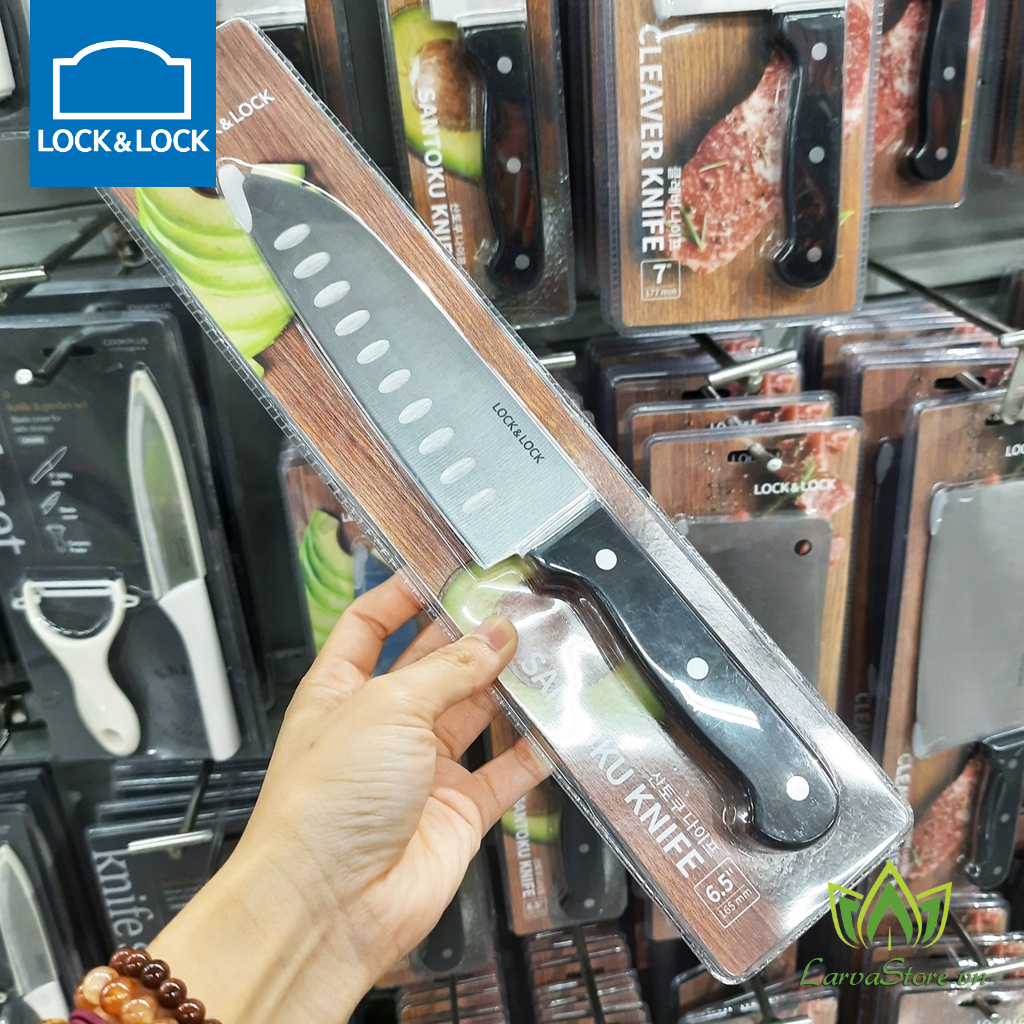 Dao Thái Lock&amp;Lock Santoku 6.5 inch Thép Không Gỉ Sắc Bén CKK921