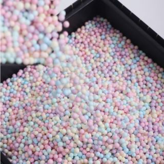 Hạt xốp màu pastel túi 25g