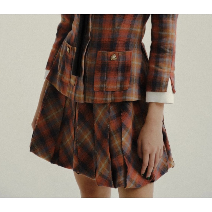 Doré Studio - Chân Váy - Tartan skirt
