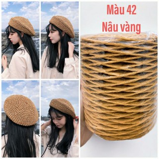 Sợi móc mũ túi Cói giấy Diy ( Cuộn 100g )
