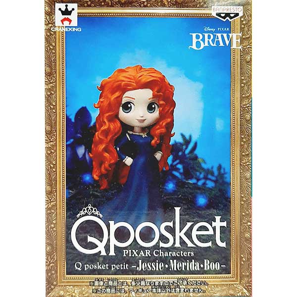 Mô hình mini/Công chúa tóc xù/BRAVE Jessie Merida Boo / Đồ chơi mô hình hãng BANPRESTO