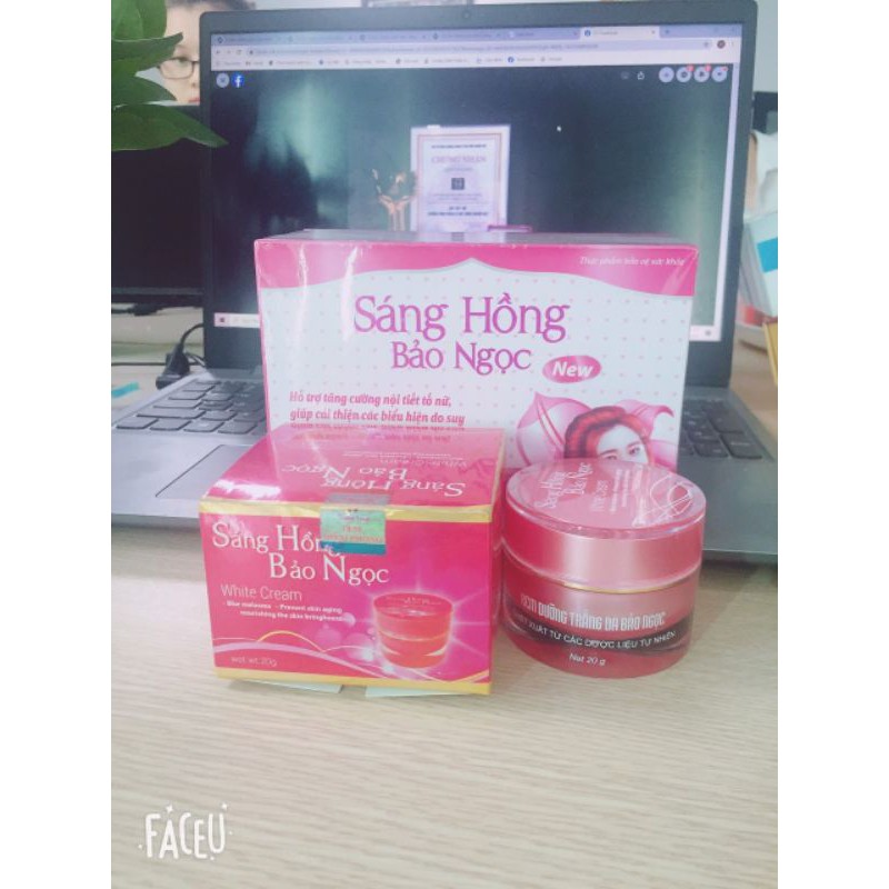 Kem dưỡng trắng da, mờ nám SÁNG HỒNG BẢO NGỌC