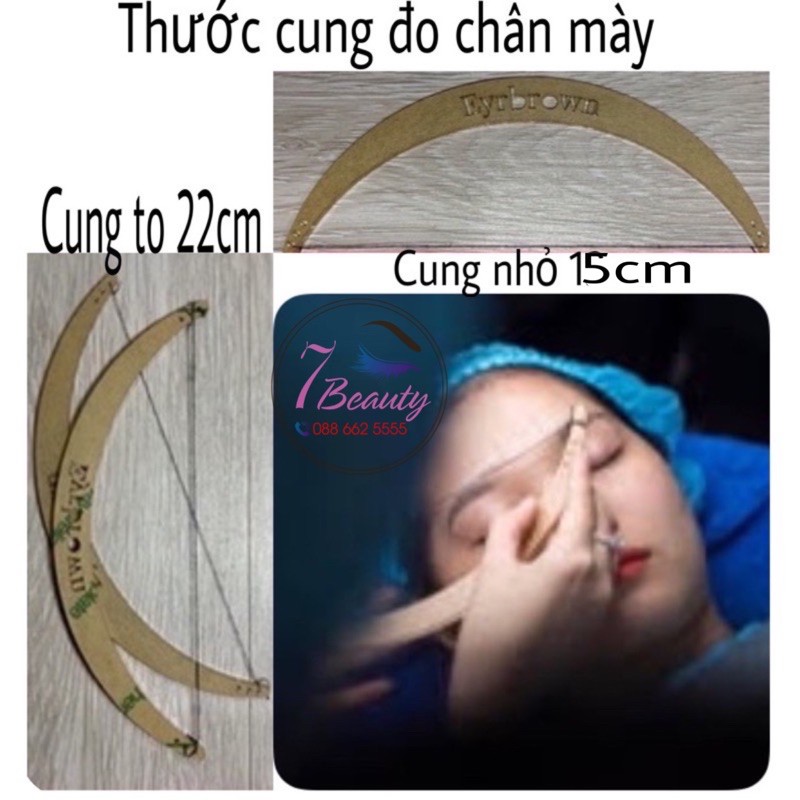 Thước Cung Đo Chân Mày Phun Xăm