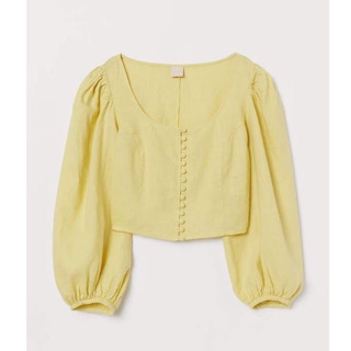 MD188 Khách buôn Áo croptop vải linen