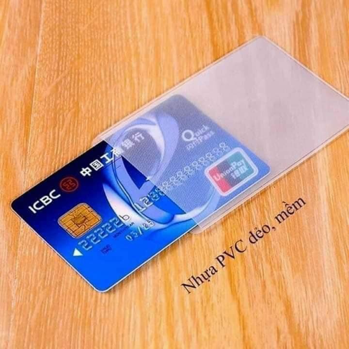 Bộ 5 vỏ bọc thẻ căn cước công dân, thẻ ATM, bằng lái xe đa năng chống thấm nước, chống bụi bẩn, bảo quản được lâu hơn