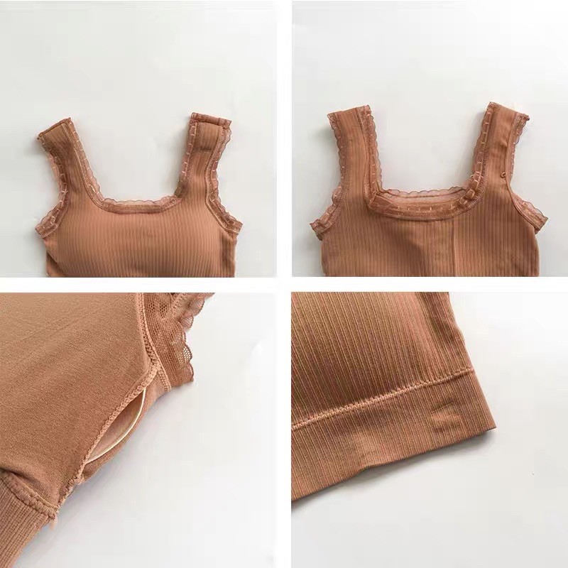 áo bralete viền ren daimeiruii 1535 mẫu mới 2021