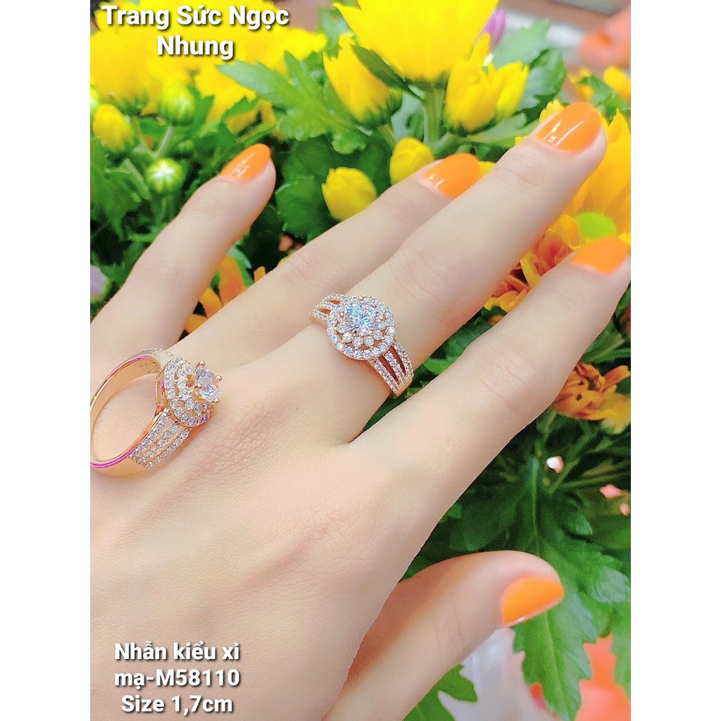 Nhẫn kiểu xi mạ-M58