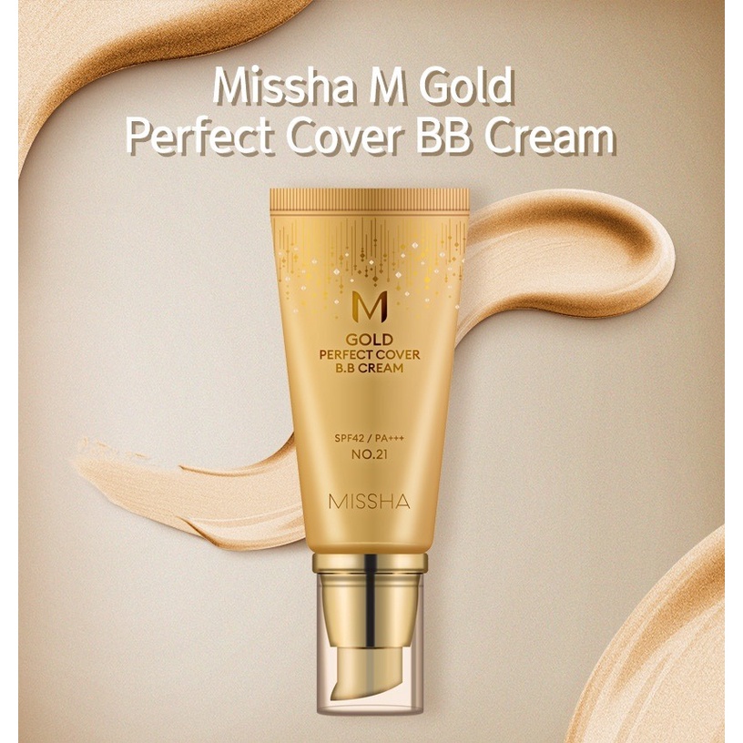 KEM NỀN MISSHA M GOLD PERFECT COVER BB CREAM 50ML CHÍNH HÃNG - 10526