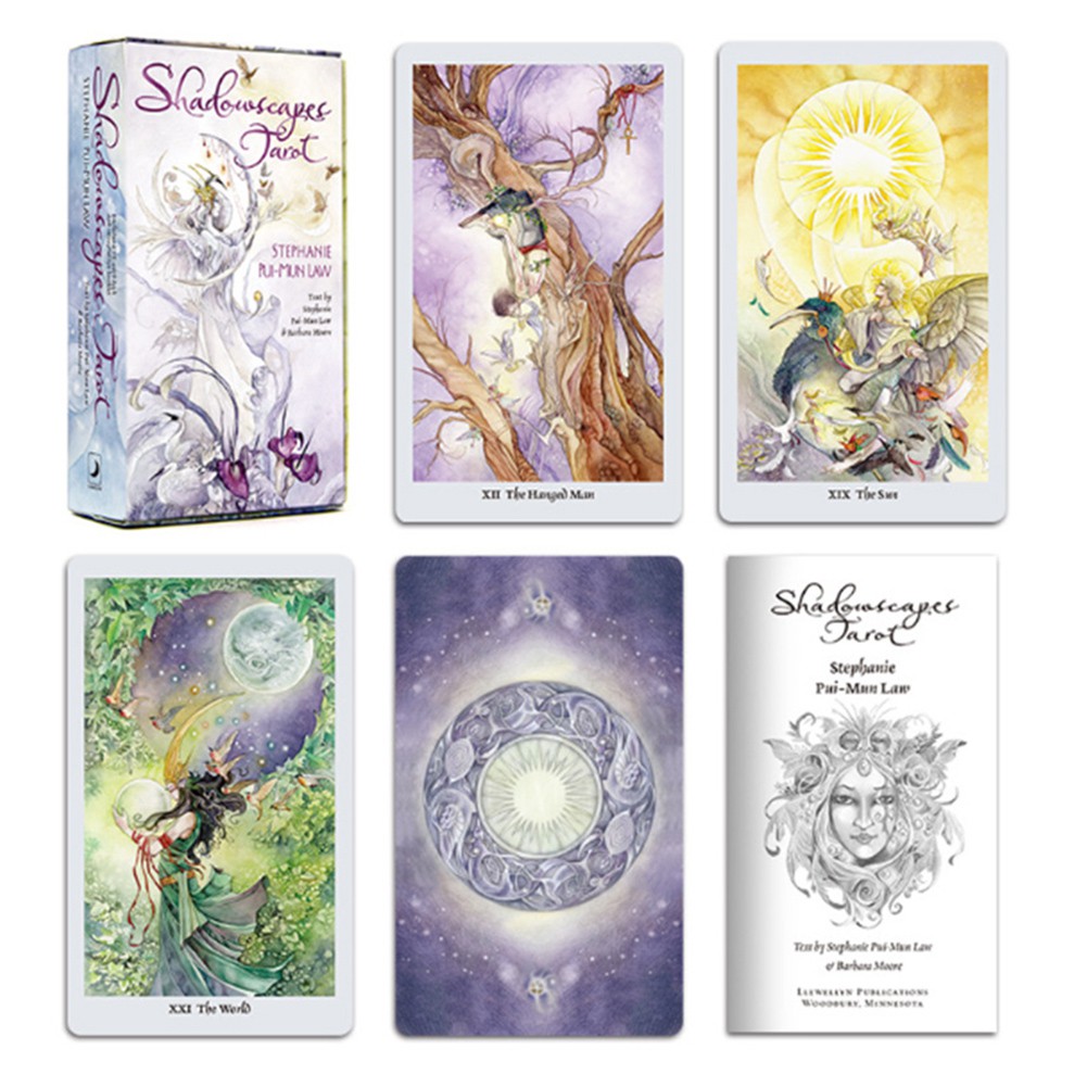 ♥♡yunkan♥♡Flower Shadow Tarot Cards Divination Love Business Tarot Card Board Games for Party