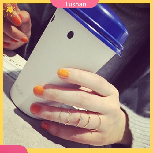 Bộ 5 nhẫn đeo tay thiết kế sáng tạo cho nữ