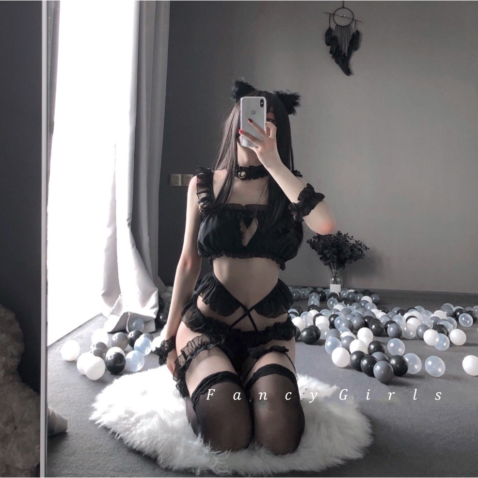 [CÓ SẴN] Quần áo set bra underwear heart sexy cute 14 | BigBuy360 - bigbuy360.vn