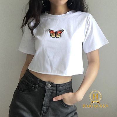 Áo croptop 1 bướm HARI0320