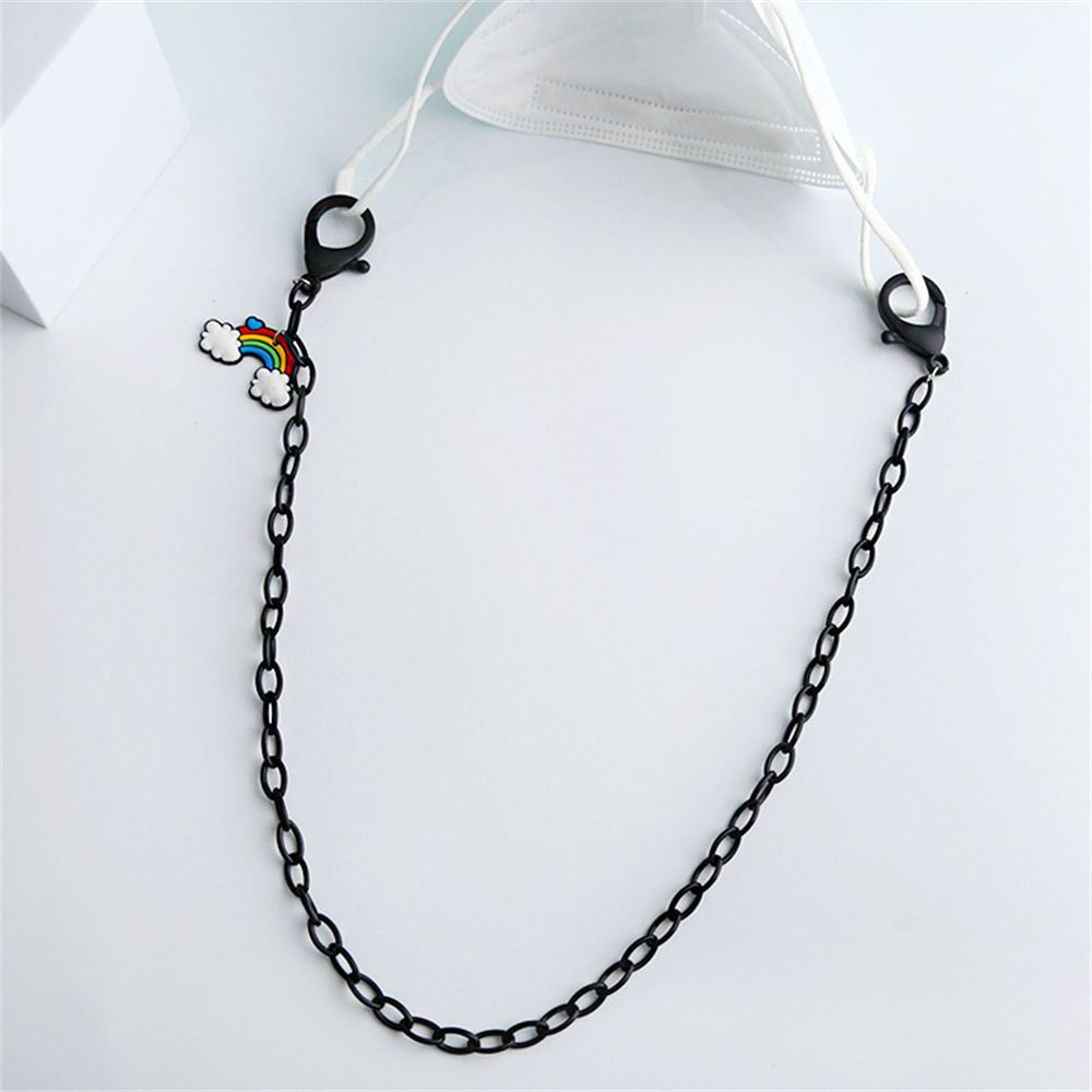 Dây đeo mắt kính họa tiết hoạt hình bằng acrylic chống thất lạc cho nam và nữ