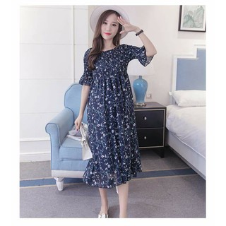 HÀNG NHẬP ĐẦM MAXI BẦU HOA