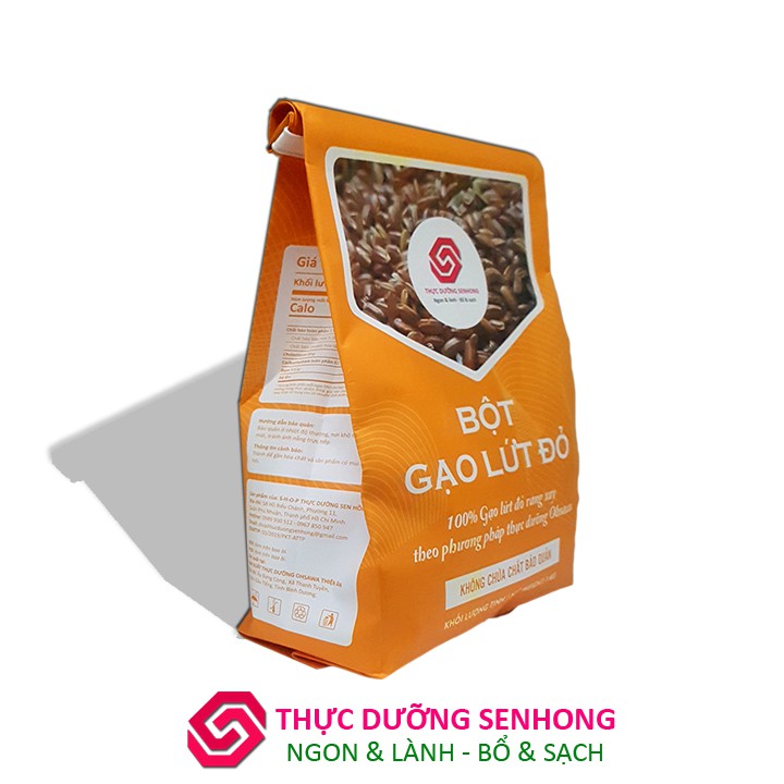Bột gạo lứt đỏ nguyên chất (1kg) Rang xay theo phương pháp thực dưỡng Ohsawa | BigBuy360 - bigbuy360.vn