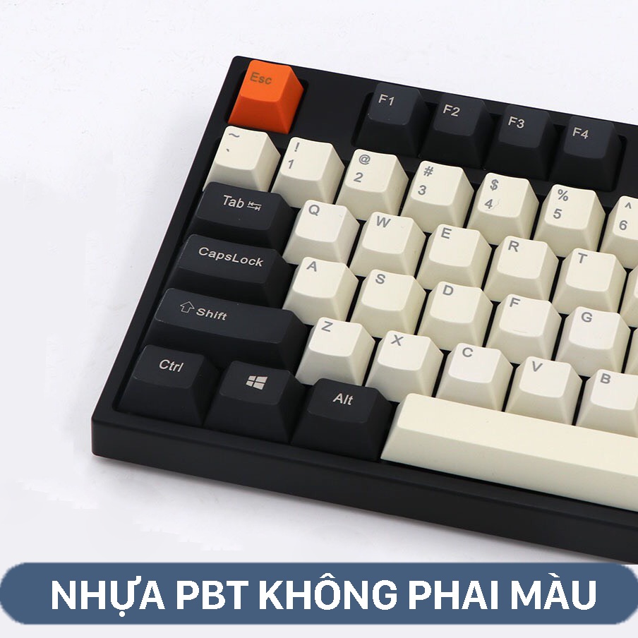 Keycap nhựa PBT cao cấp, nút phím lắp cho bàn phím cơ phối màu hơn 50 mẫu (Chỉ có bộ nút phím, không bao gồm bàn phím) | BigBuy360 - bigbuy360.vn