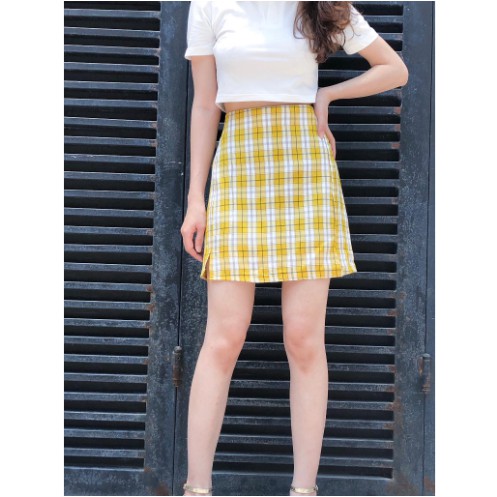 Chân váy kẻ caro Ulzzang nhiều màu - Chân váy chữ A caro Zinti | BigBuy360 - bigbuy360.vn