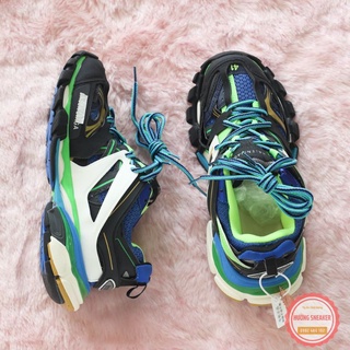 GIẦY THỂ THAO SNEAKER NAM NỮ  BA LEN TRACK màu xanh đen