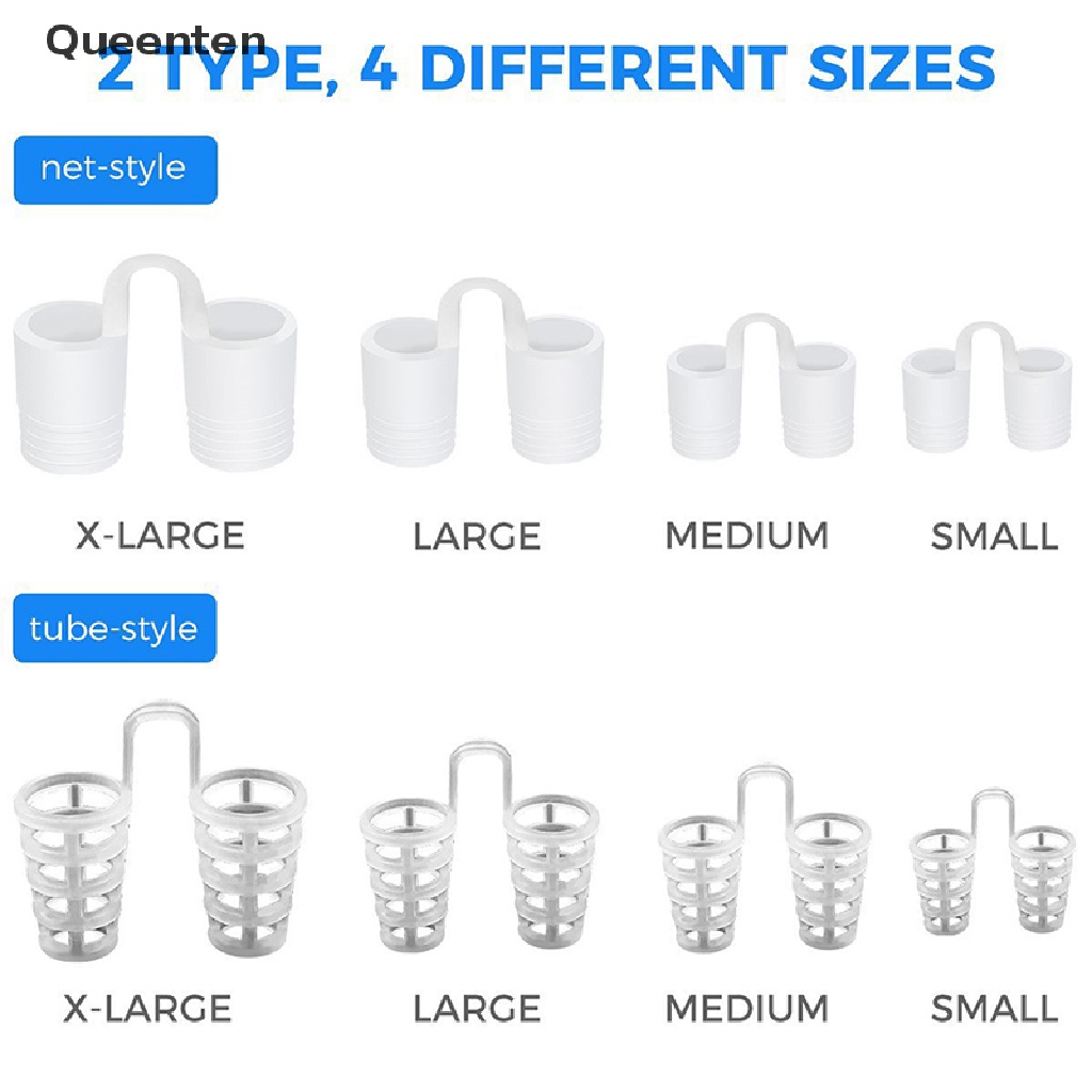 Queenten Set 8 Kẹp Mũi Chống Ngáy Khi Ngủ