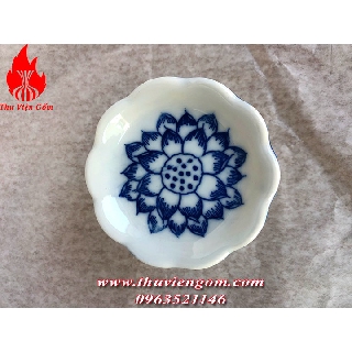Chân nến chuẩn gốm sứ Bát Tràng