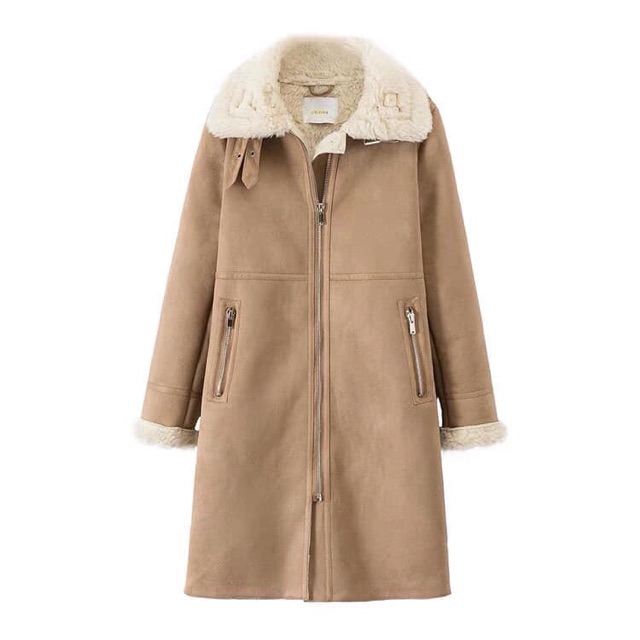 Áo da lộn zara xuất xịn hàng hiếm