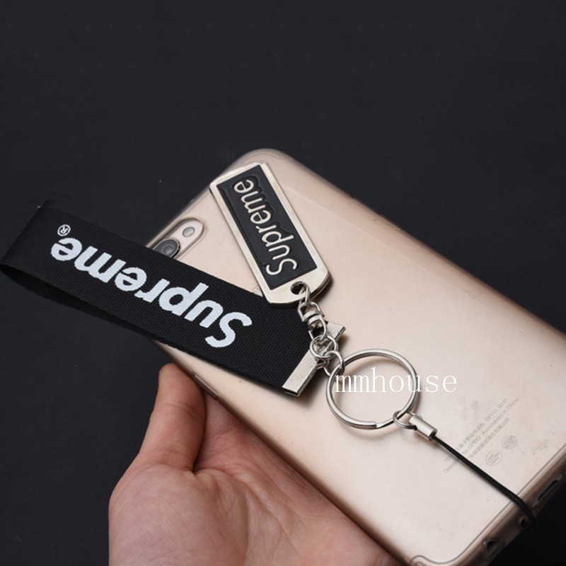 Móc chìa khóa in logo Supreme sang trọng