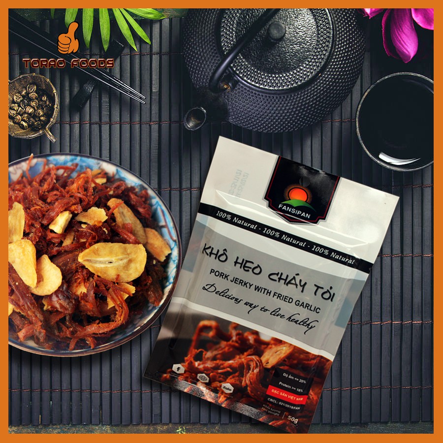 Combo 3 gói 50g khô bò sợi, khô gà lá chanh, heo cháy tỏi | BigBuy360 - bigbuy360.vn