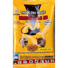 Thuốc Diệt Chuột Trộn Sẵn TÚI VÀNG Thế Hệ Mới Broma 0,005 AB (Gói 50g)