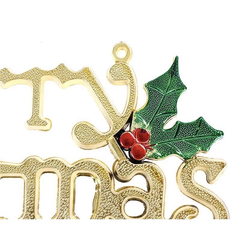 Chữ Merry Christmas 15cm trang trí cây thông