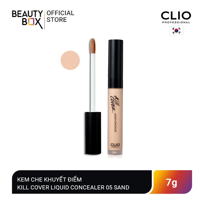 Kem Che Khuyết Điểm Clio Kill Cover Liquid Concealer 7g