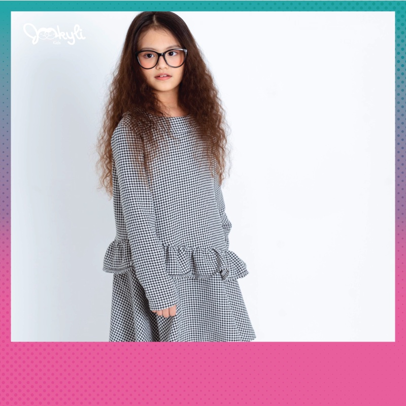 Đầm Họa Tiết Bèo Chéo Jookyli MSP48G0468